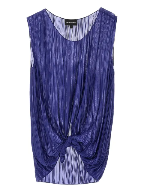 Emporio Armani plissé top