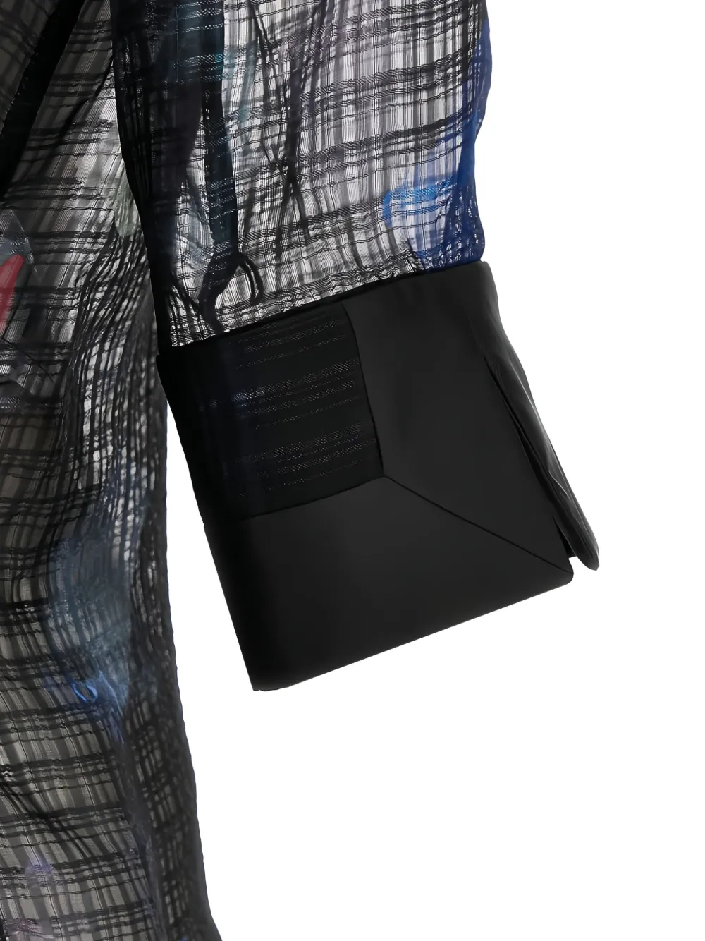 Emporio Armani checked blouse - Zwart