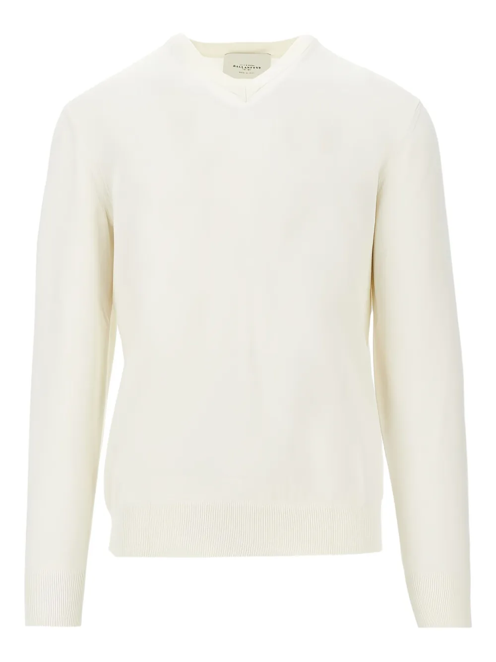 Ballantyne V-neck sweater | White | Image 1