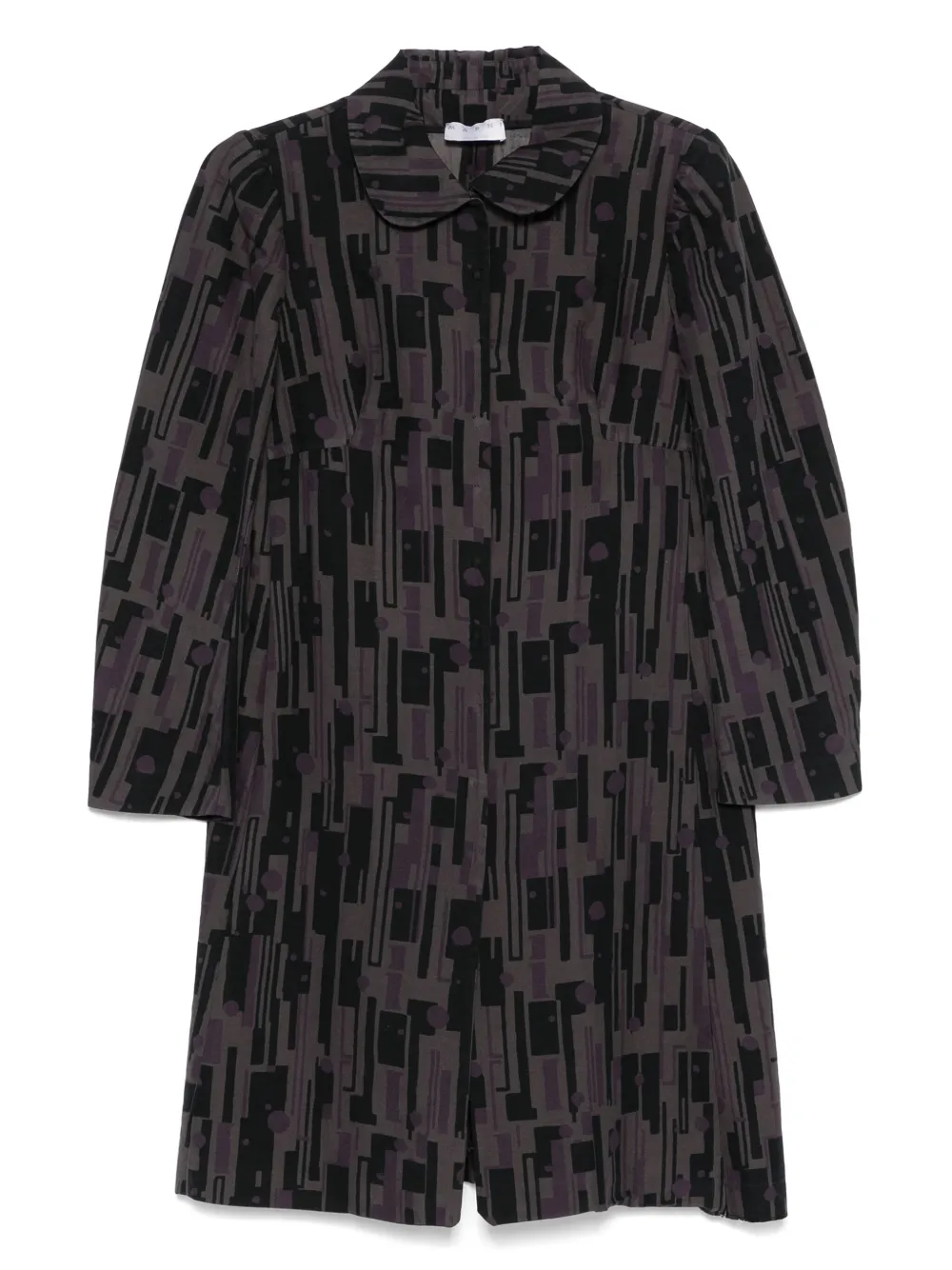 Marni Pre-Owned 2010s cotton-silk coat - パープル Marni Pre-Owned 2010s cotton-silk coat - パープル