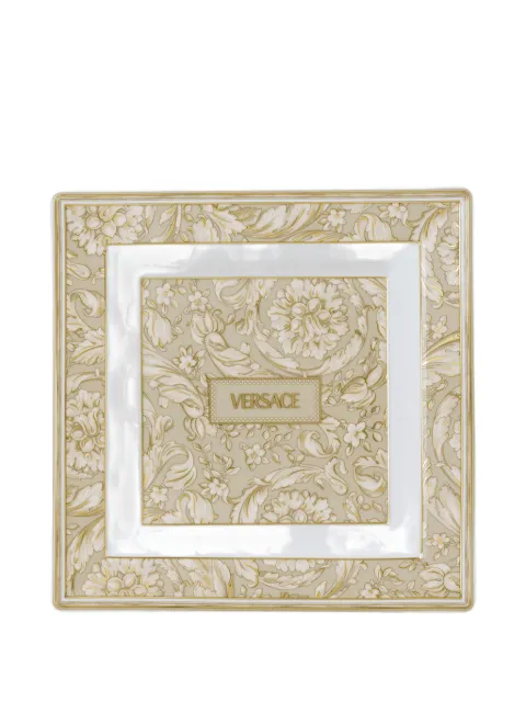 Versace Barocco-print square tray (22cm)