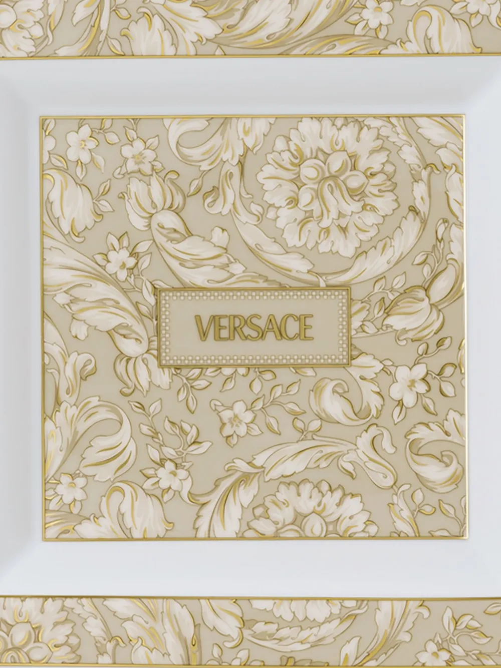 Versace Barocco-print square tray (22cm) | Tableware | Image 2