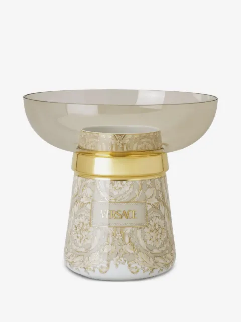 Versace Barocco trimmed vase