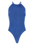 Hunza G textured swimsuit - Blue