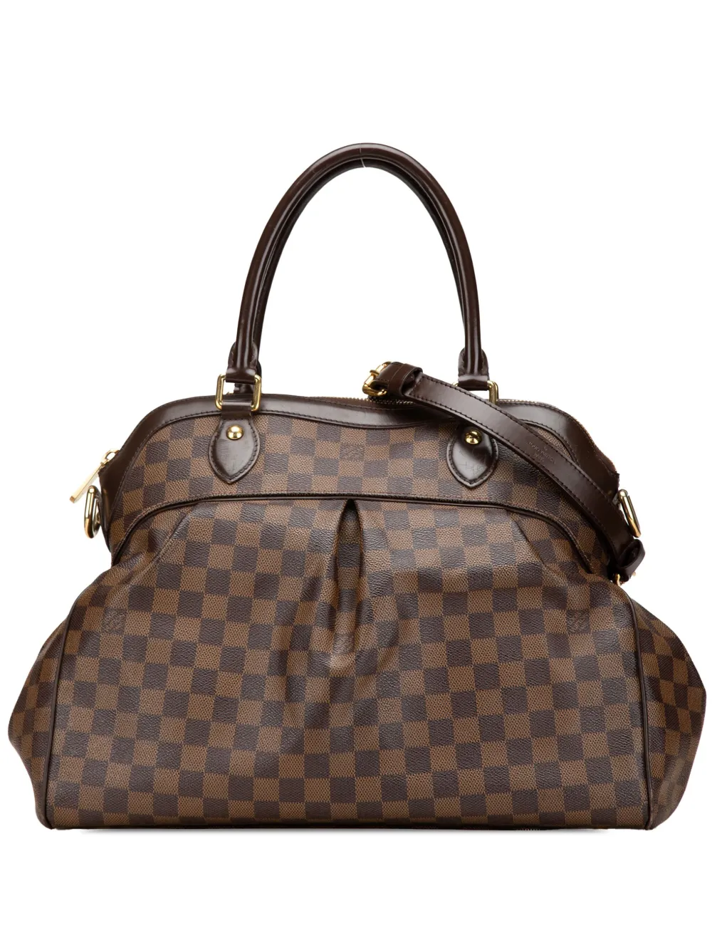 Pre-owned Louis Vuitton 2009 Damier Ebene Trevi Gm Satchel