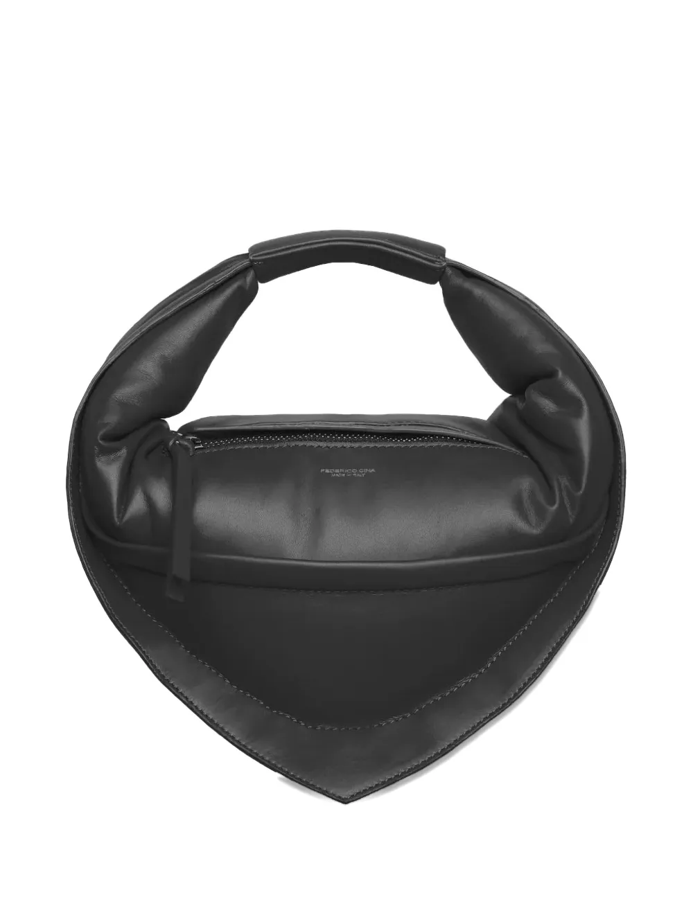FEDERICO CINA Tortellino medium shopper Zwart