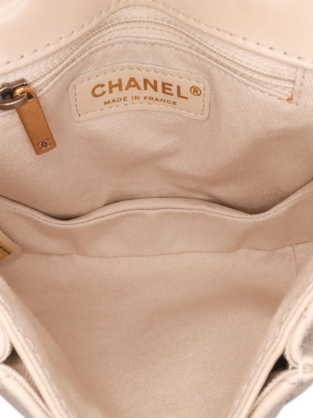 Pre-owned Chanel 2014-2015 Small Aged Calfskin Bubble Cc Flap Shoulder Bag
