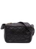 CHANEL Pre-Owned 1986-1988 Mini Quilted Lambskin Camera crossbody bag - Black