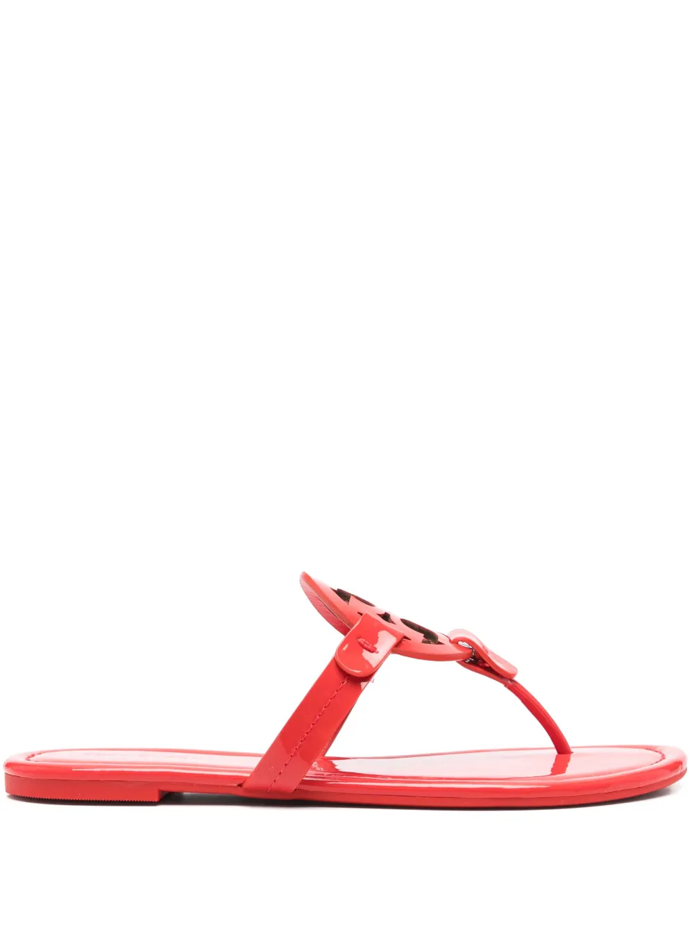 Tory Burch leather sandals Red