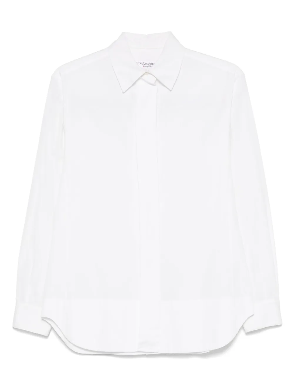 Saint Laurent Pre-Owned camisa de algodón a rayas 2000 | blanco | Image 1