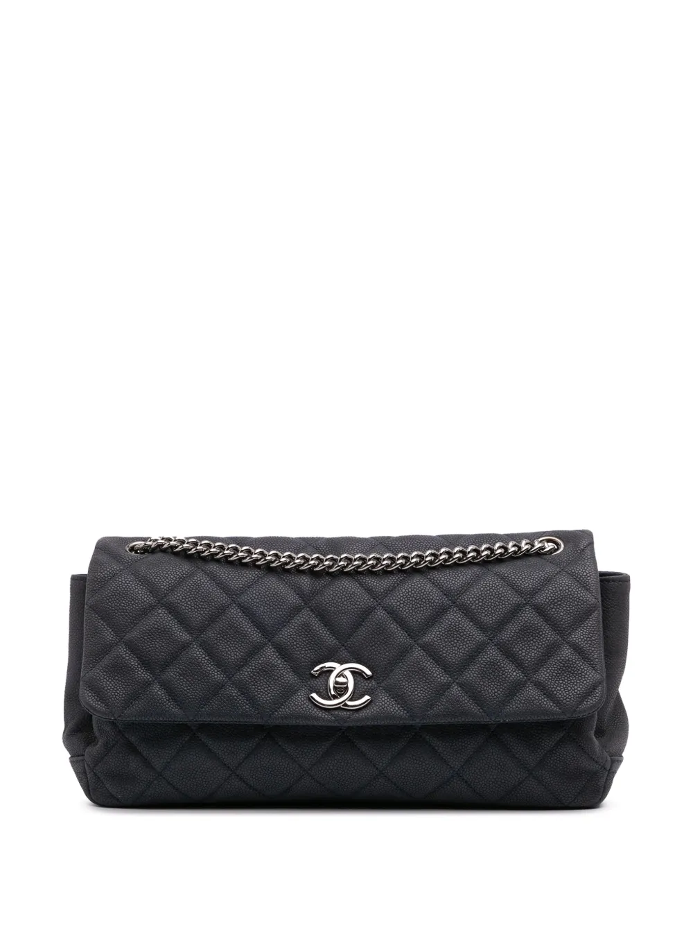 CHANEL Pre-Owned 2012 Quilted Iridescent Caviar Lady Pearly Flap CHANEL Pre-Owned 2012 Quilted Iridescent Caviar Lady Pearly Flap