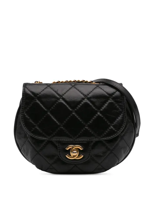 CHANEL Pre-Owned 2014-2015 Small Aged Calfskin Bubble CC Flap shoulder bag