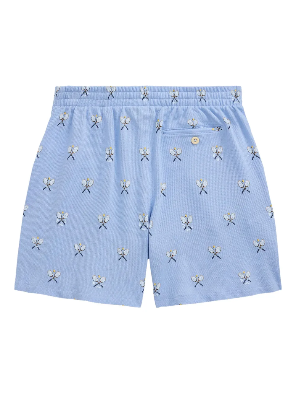 POLO RALPH LAUREN KIDS Shorts met tennis-print Blauw