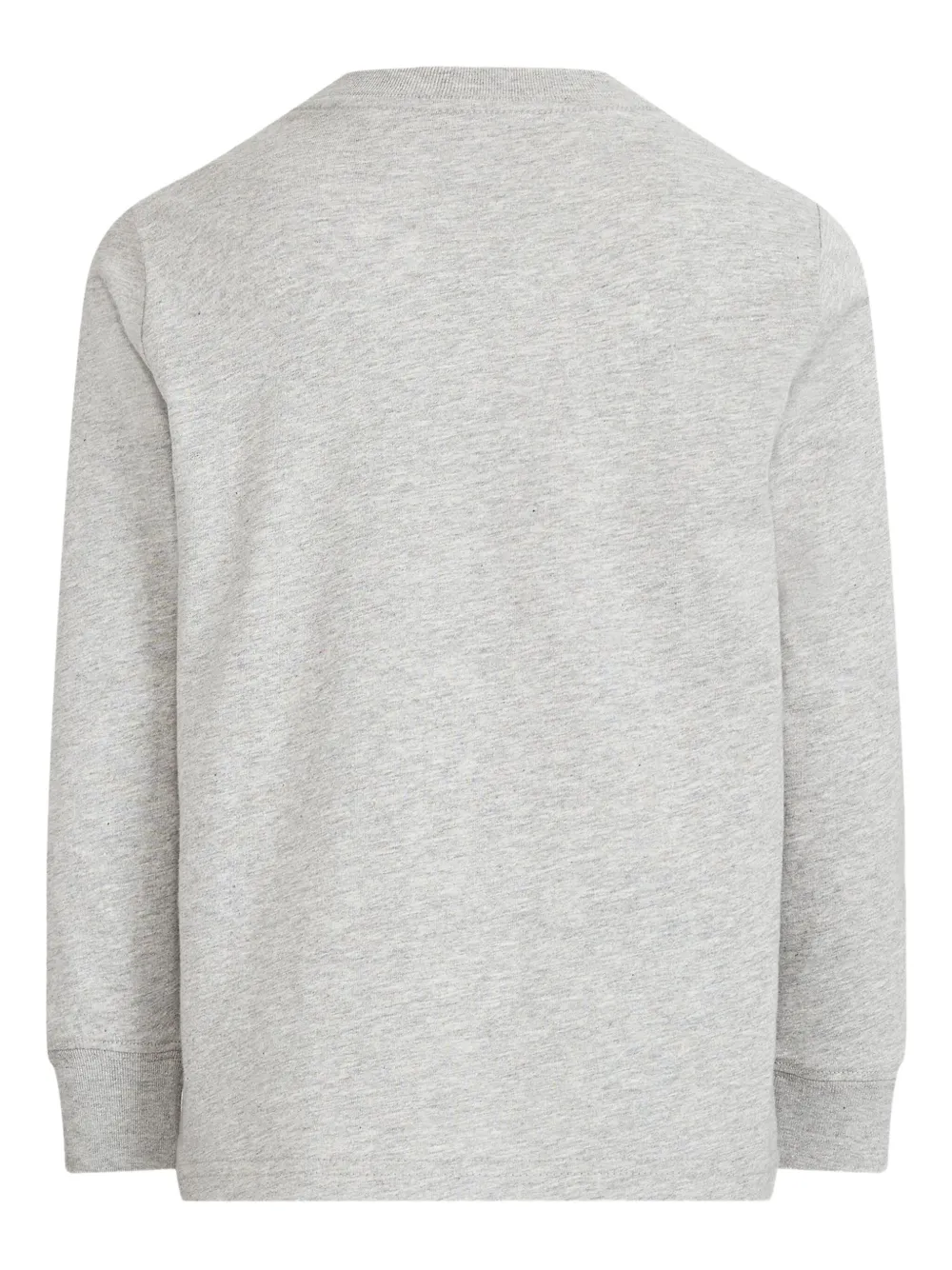 POLO RALPH LAUREN KIDS Top met ronde hals en lange mouwen Grijs