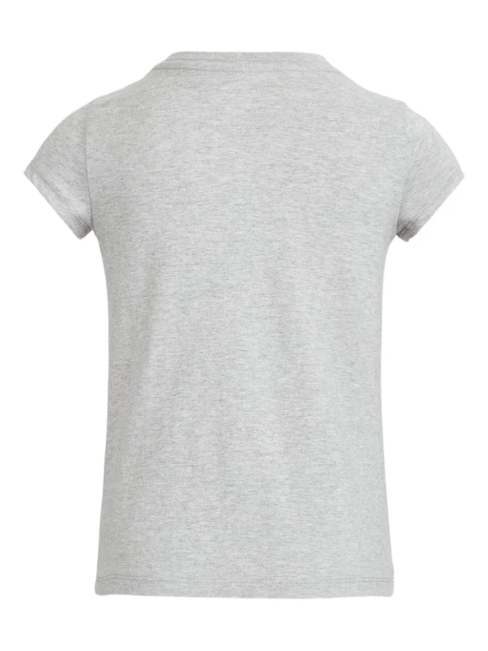 POLO RALPH LAUREN KIDS Top met ronde hals en korte mouwen Grijs