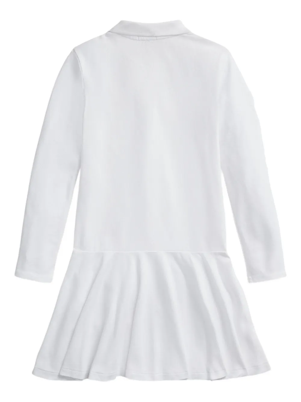 POLO RALPH LAUREN KIDS Flared polojurk Wit