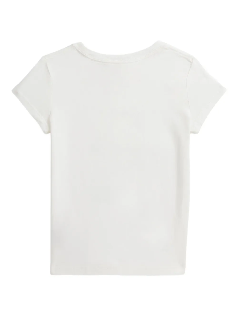 POLO RALPH LAUREN KIDS T-shirt met teddybeerprint Wit