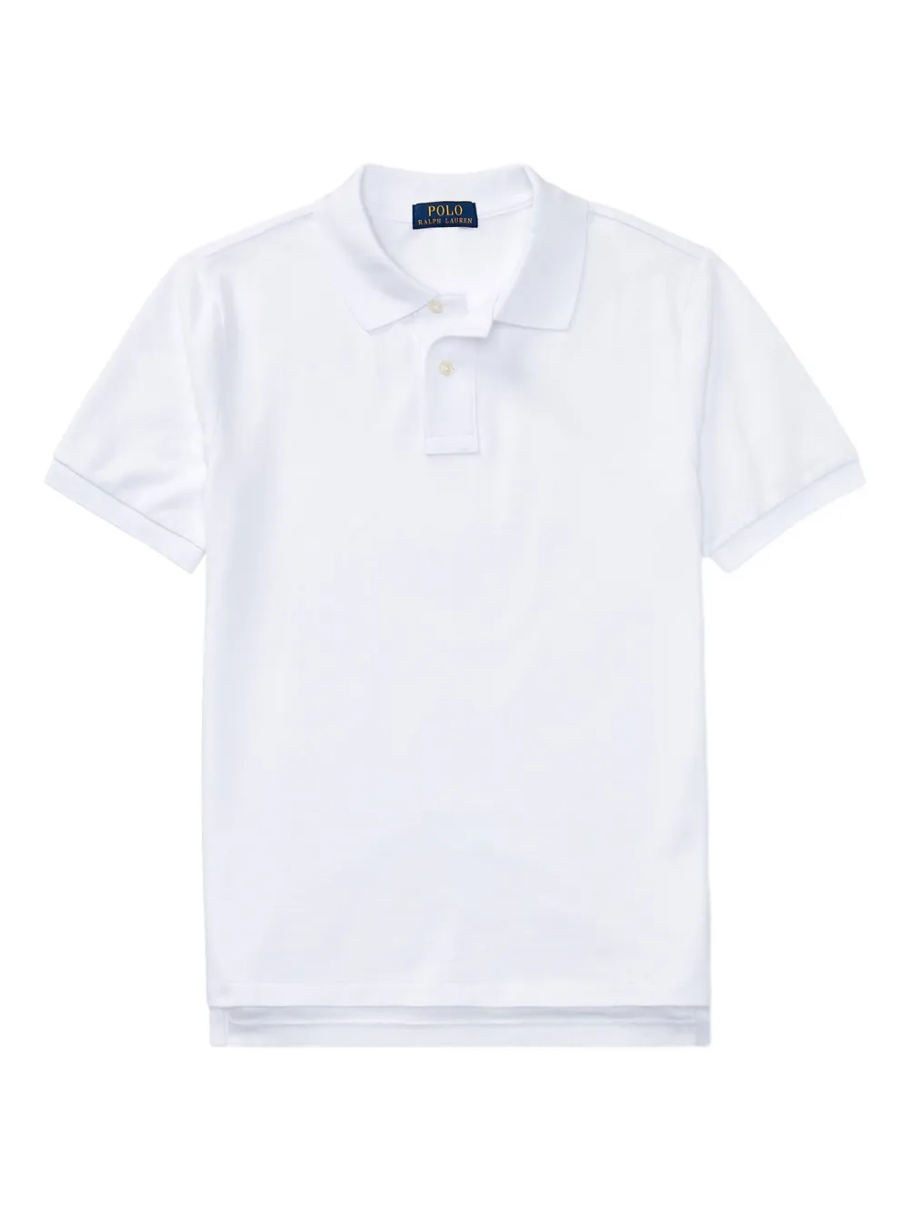 POLO RALPH LAUREN KIDS Katoenen poloshirt Wit