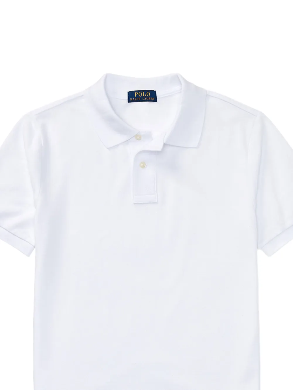 POLO RALPH LAUREN KIDS Katoenen poloshirt Wit