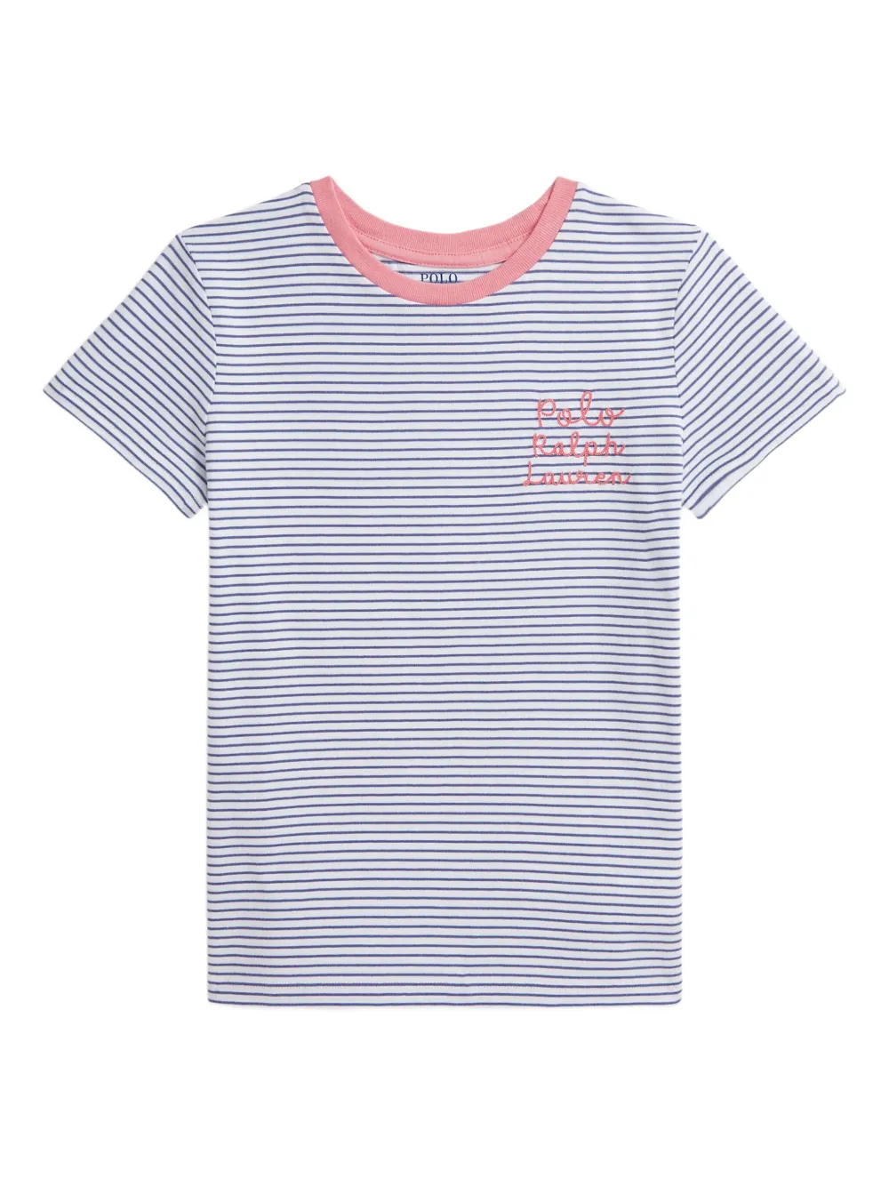 POLO RALPH LAUREN KIDS Gestreept T-shirt Blauw