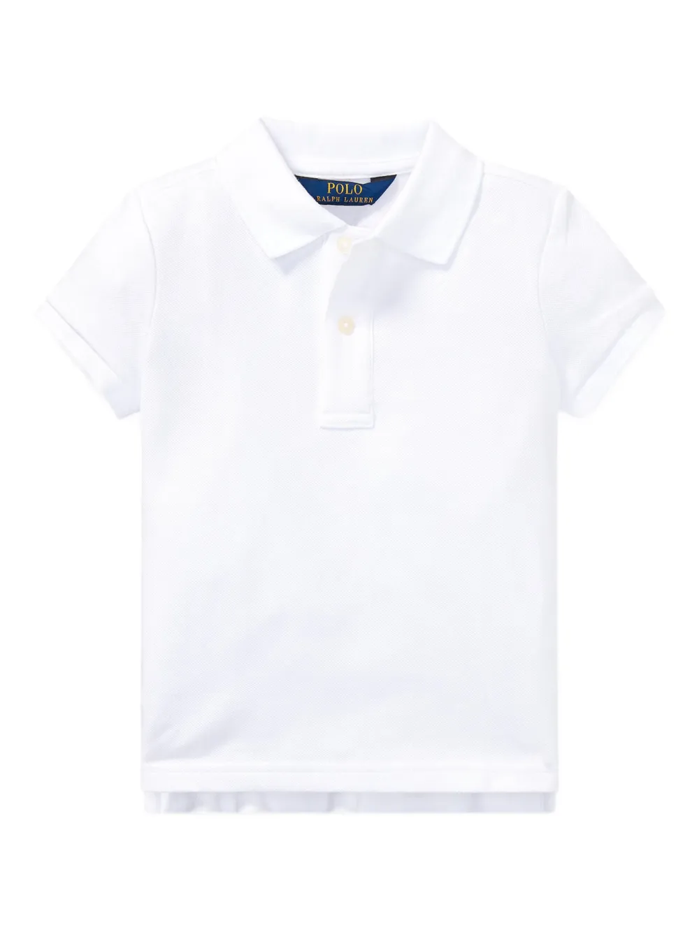 POLO RALPH LAUREN KIDS Katoenen poloshirt Wit