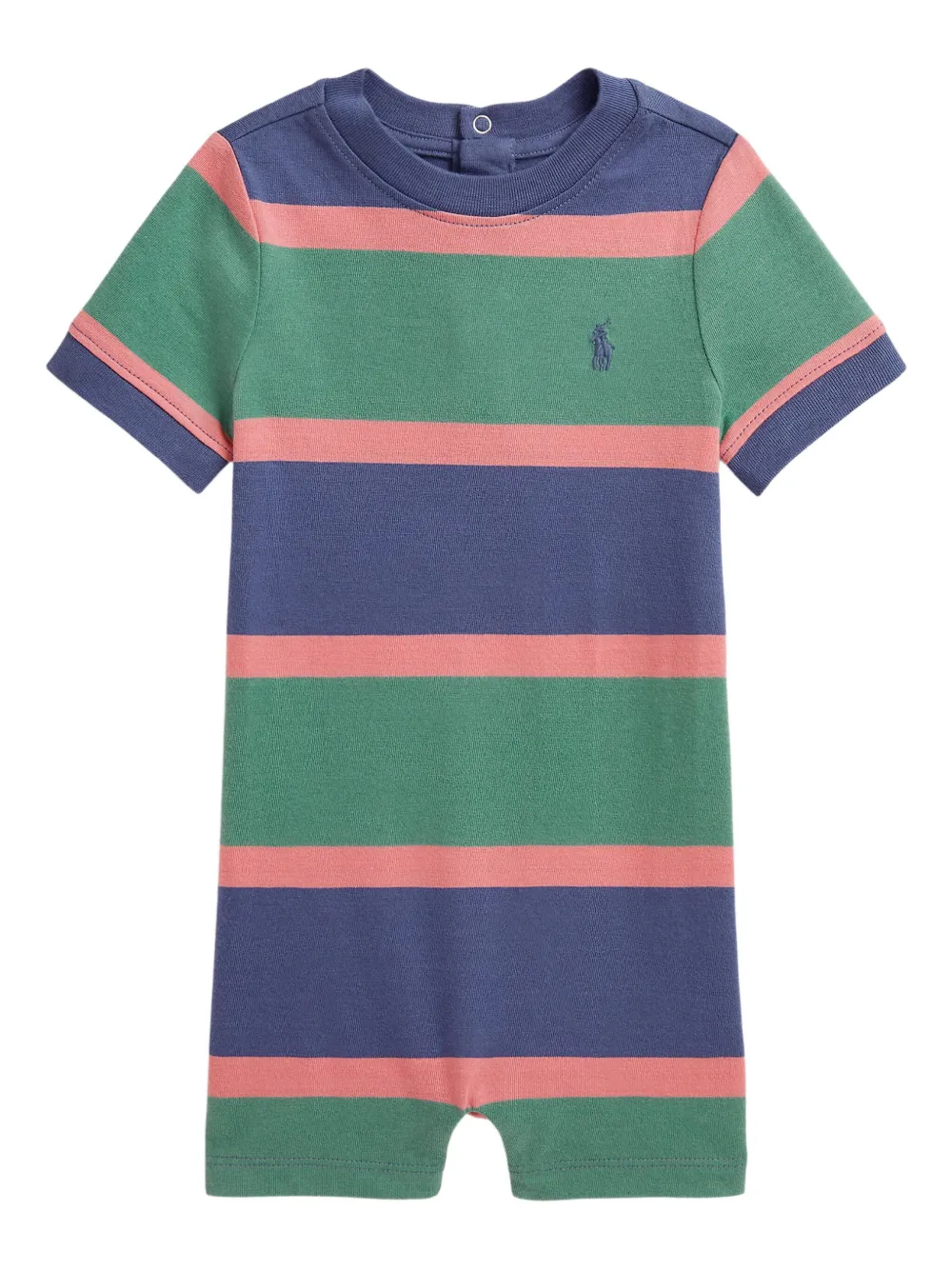 POLO RALPH LAUREN KIDS Gestreepte romper Groen