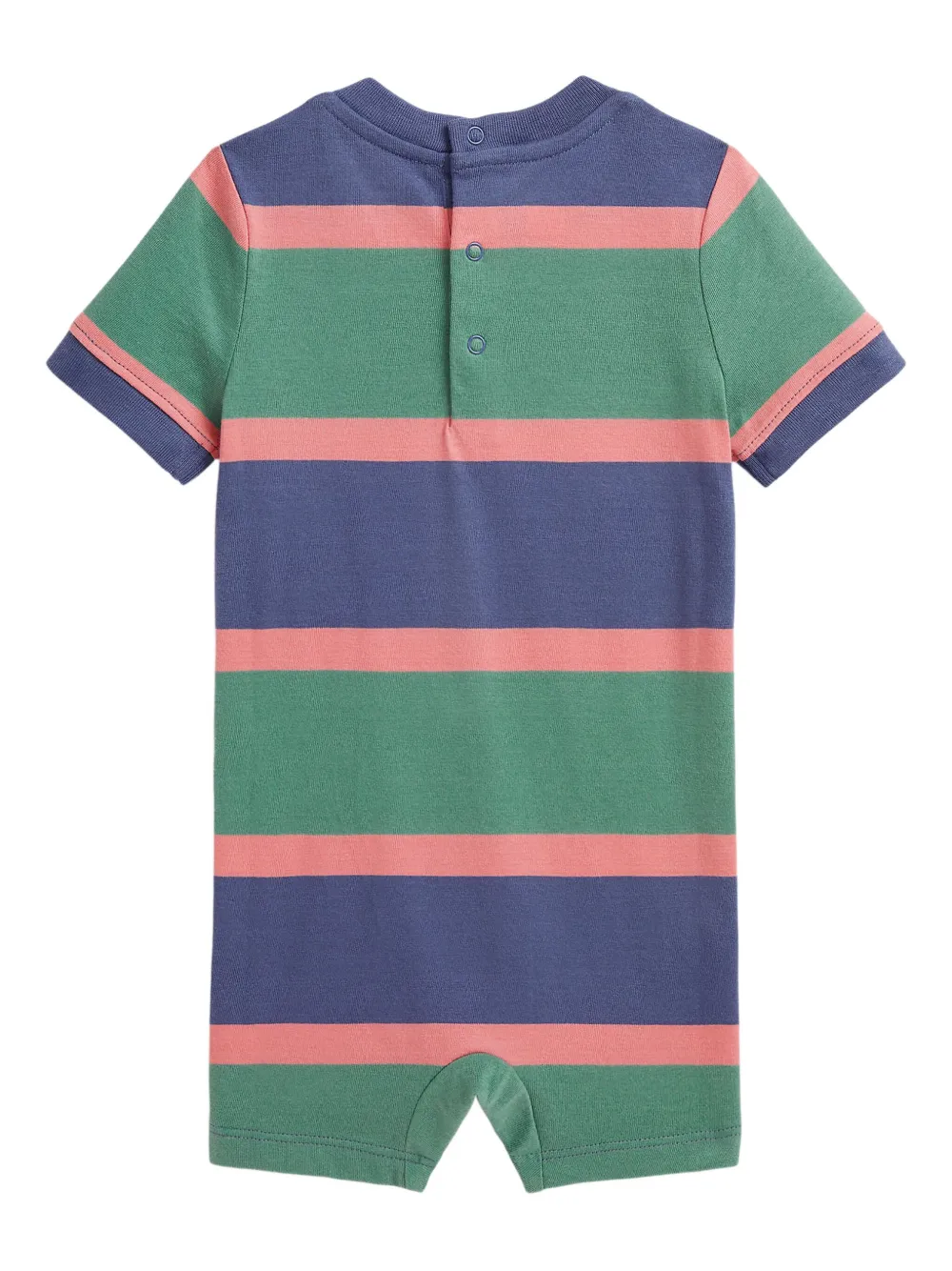 POLO RALPH LAUREN KIDS Gestreepte romper Groen
