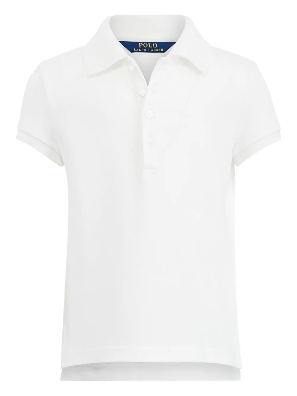 POLO RALPH LAUREN KIDS ピケ ポロシャツ - ホワイト POLO RALPH LAUREN KIDS ピケ ポロシャツ - ホワイト