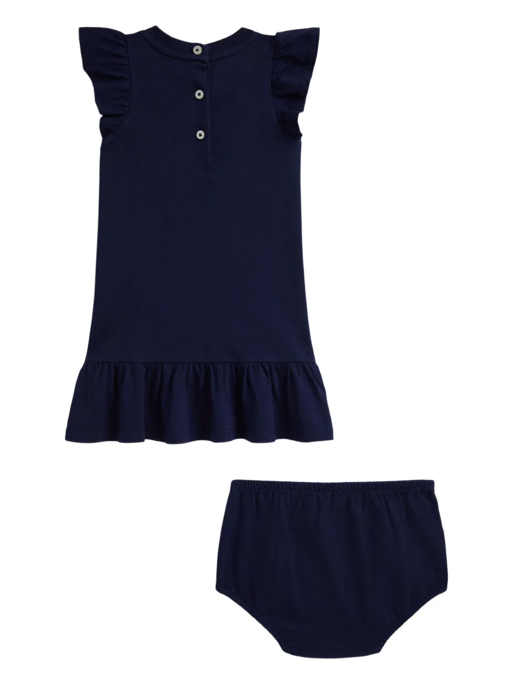 POLO RALPH LAUREN KIDS ポロベア ワンピース - ブルー POLO RALPH LAUREN KIDS ポロベア ワンピース - ブルー