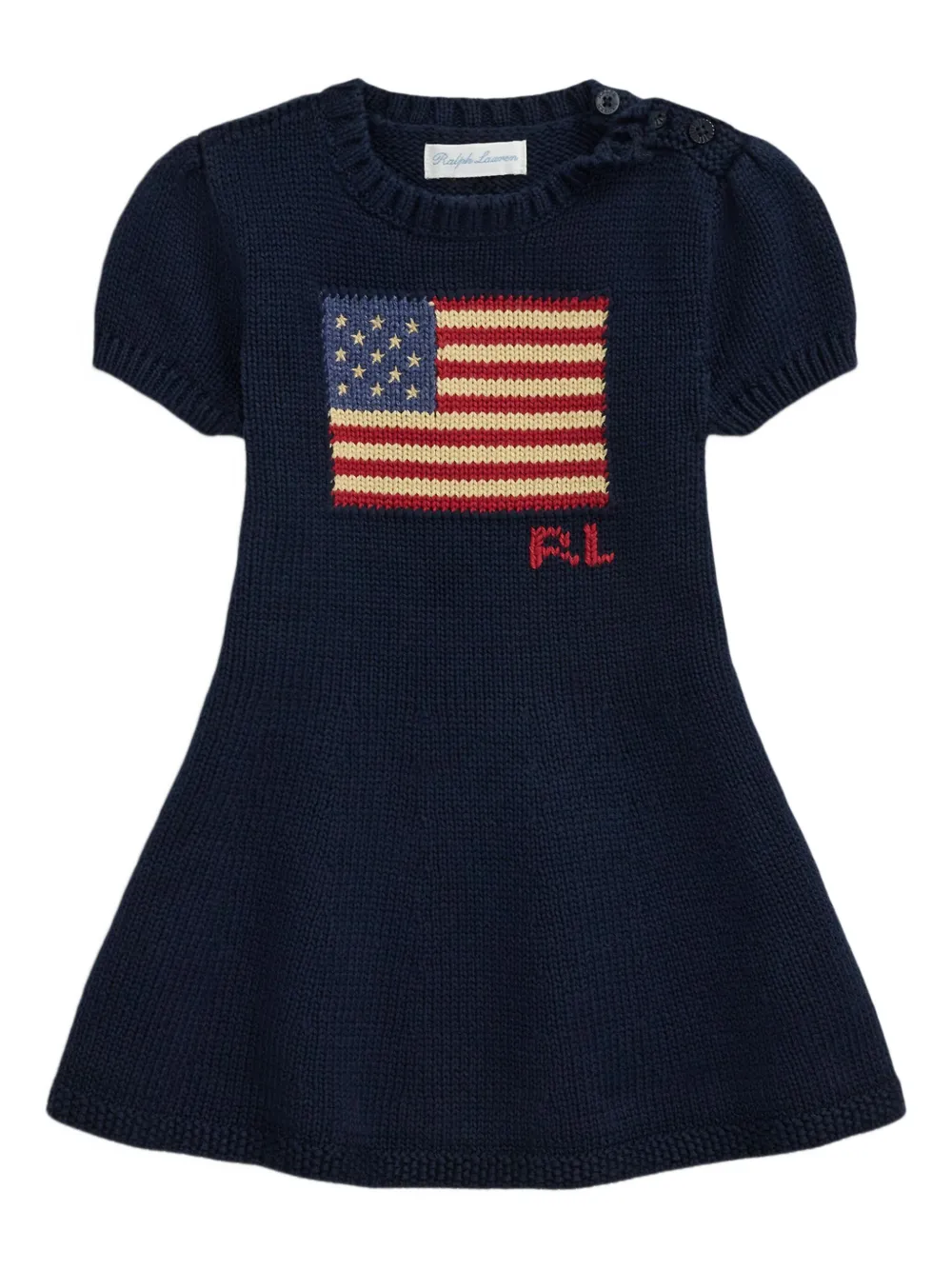 POLO RALPH LAUREN KIDS Abito con ricamo - Blu