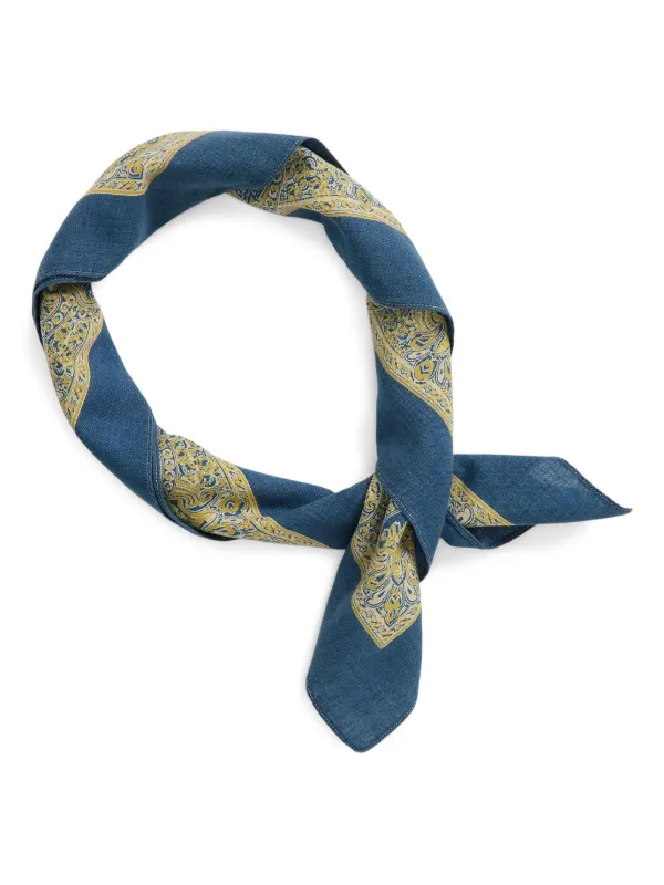 Ralph Lauren RRL Waylon Scarf | Blue | FARFETCH AO