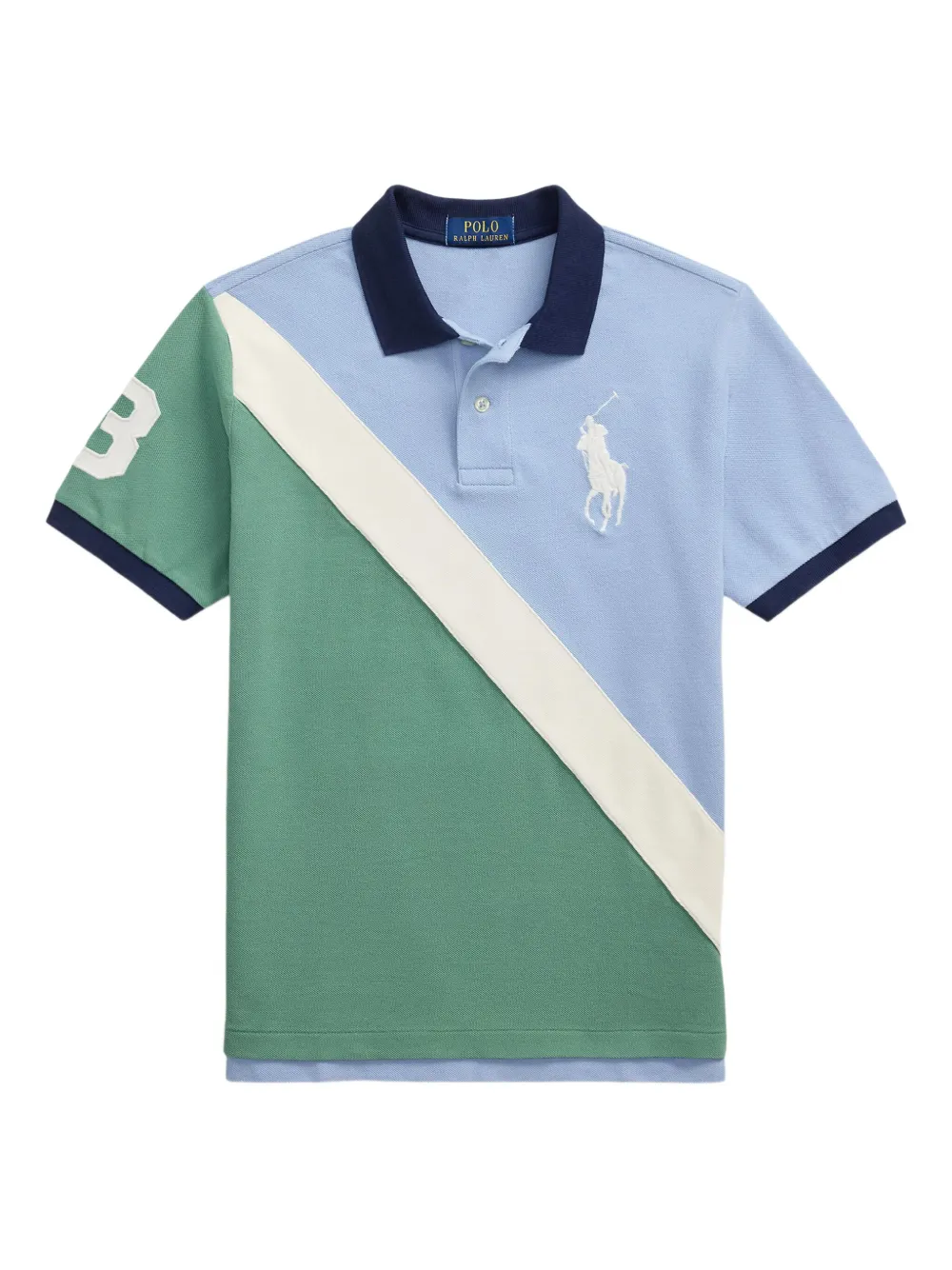 POLO RALPH LAUREN KIDS Poloshirt met borduurwerk Blauw
