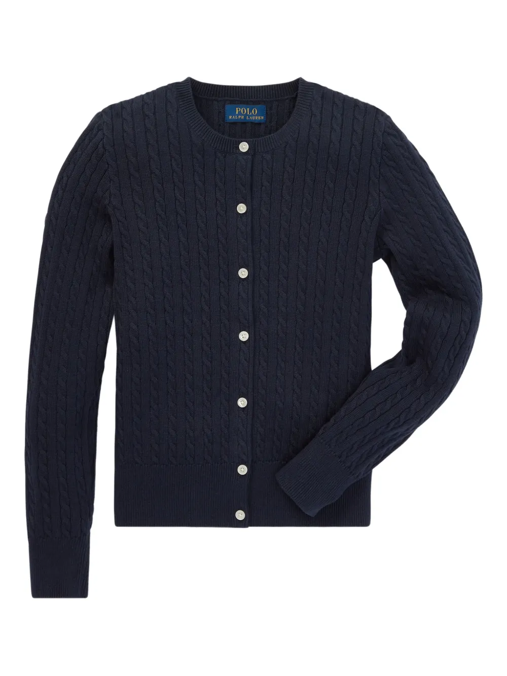 POLO RALPH LAUREN KIDS Kabelgebreid vest Blauw
