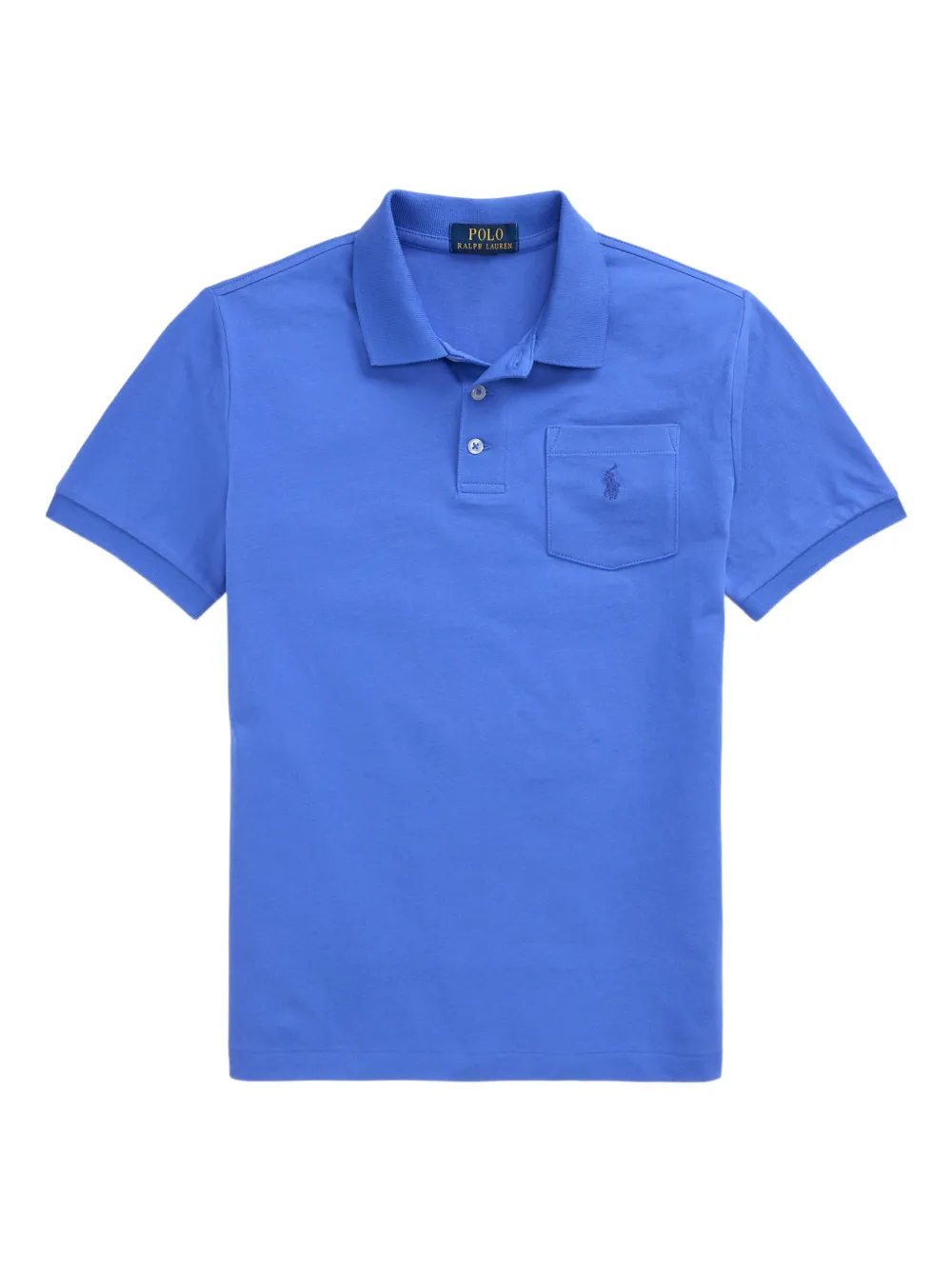 POLO RALPH LAUREN KIDS Piqué poloshirt Blauw