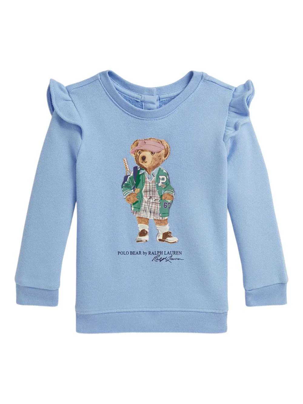 POLO RALPH LAUREN KIDS Sweater met teddybeerprint Blauw
