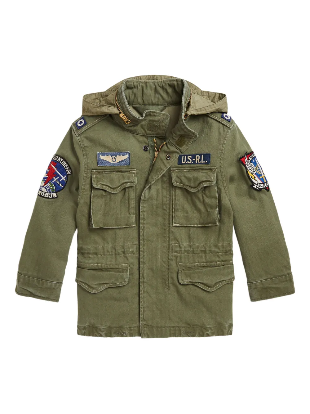 POLO RALPH LAUREN KIDS Katoenen jack Groen