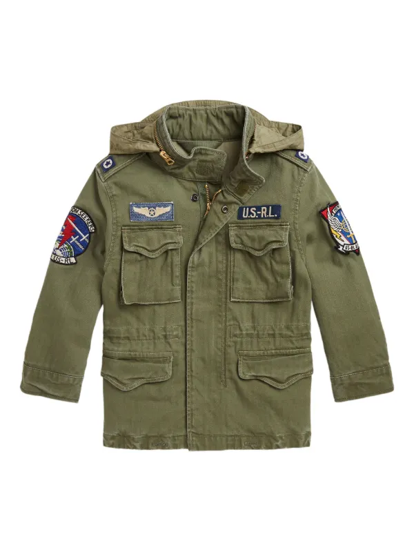POLO RALPH LAUREN KIDS Cotton Field Jacket | Green | FARFETCH
