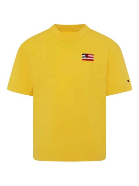 Tommy Hilfiger Junior logo-embroidered T-shirt
