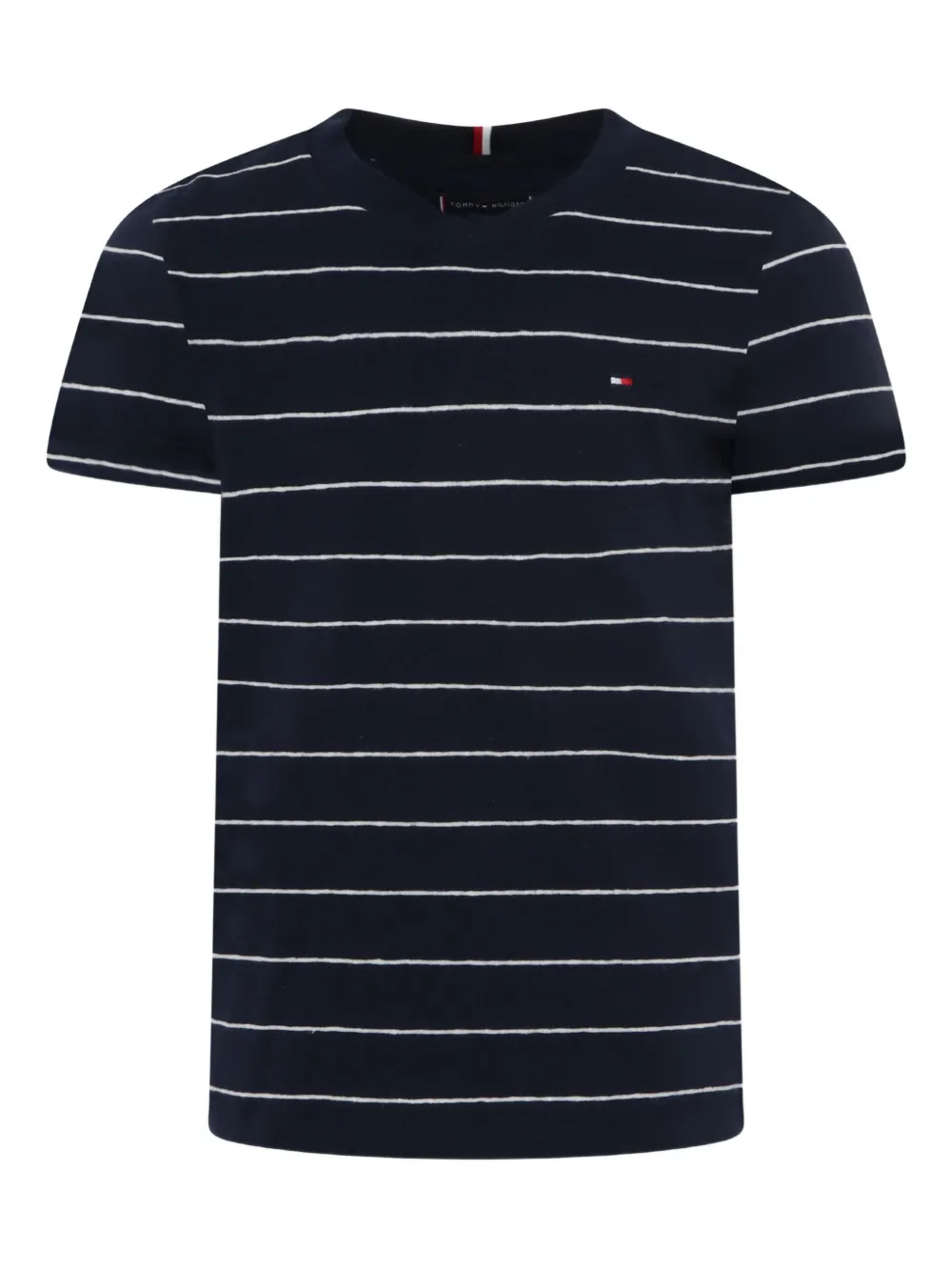 Tommy Hilfiger Junior Gestreept T-shirt Blauw