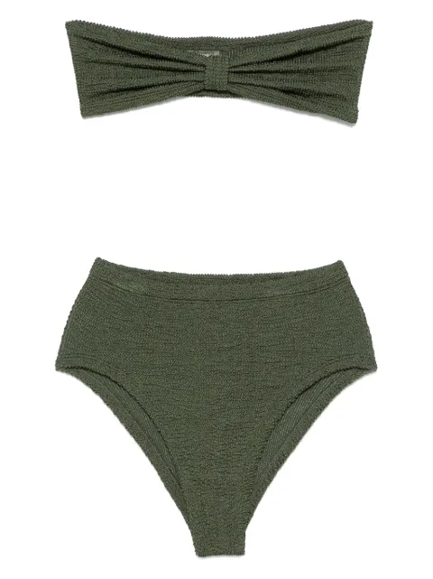 Hunza G bandeau-style bikini