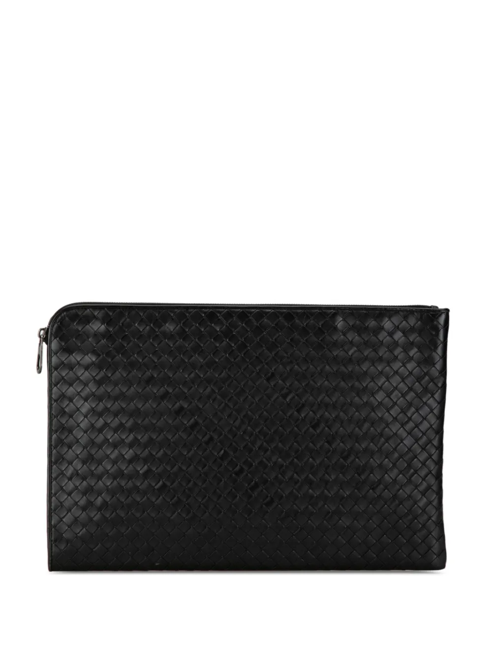Bottega Veneta Pre-Owned 2012-2023 Intrecciato clutch bag - ブラック Bottega Veneta Pre-Owned 2012-2023 Intrecciato clutch bag - ブラック