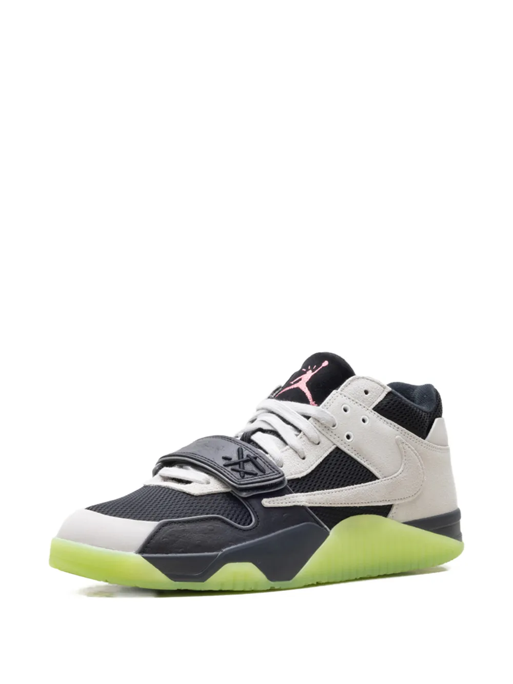 Jordan x Travis Scott x Chase B Jumpman Jack sneakers Zwart