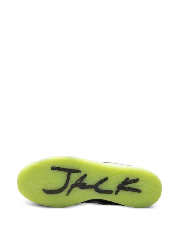 シャンバラのヴァジュラ Jordan x Travis Scott x Chase B Jumpman Jack Sneakers | Black