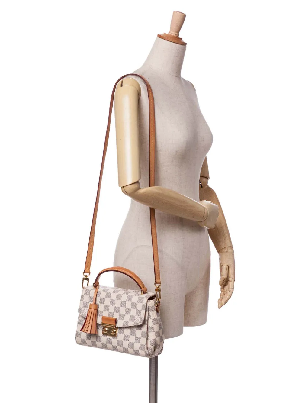 LOUIS VUITTON Pre-owned 2016 Damier Azur Croisette Satchel