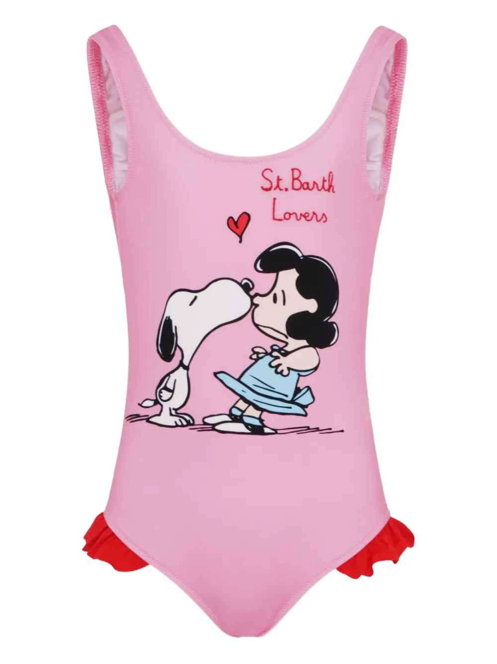 MC2 Saint Barth Kids printed swimsuit | Pink | Image 1