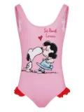 MC2 Saint Barth Kids printed swimsuit - Pink