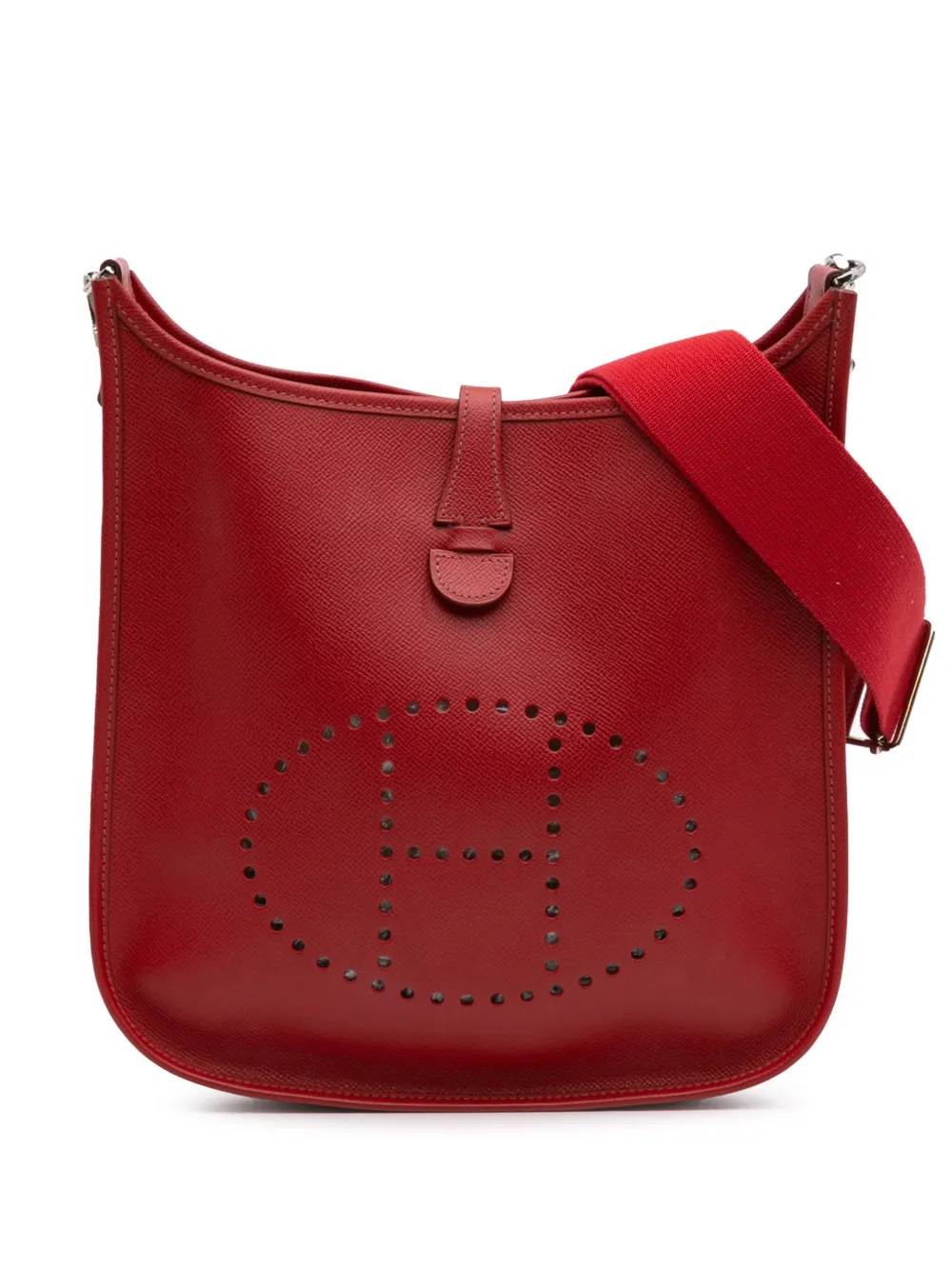 Hermès Pre-Owned 2010 Clemence Evelyne III 29 PM crossbody bag - レッド Hermès Pre-Owned 2010 Clemence Evelyne III 29 PM crossbody bag - レッド