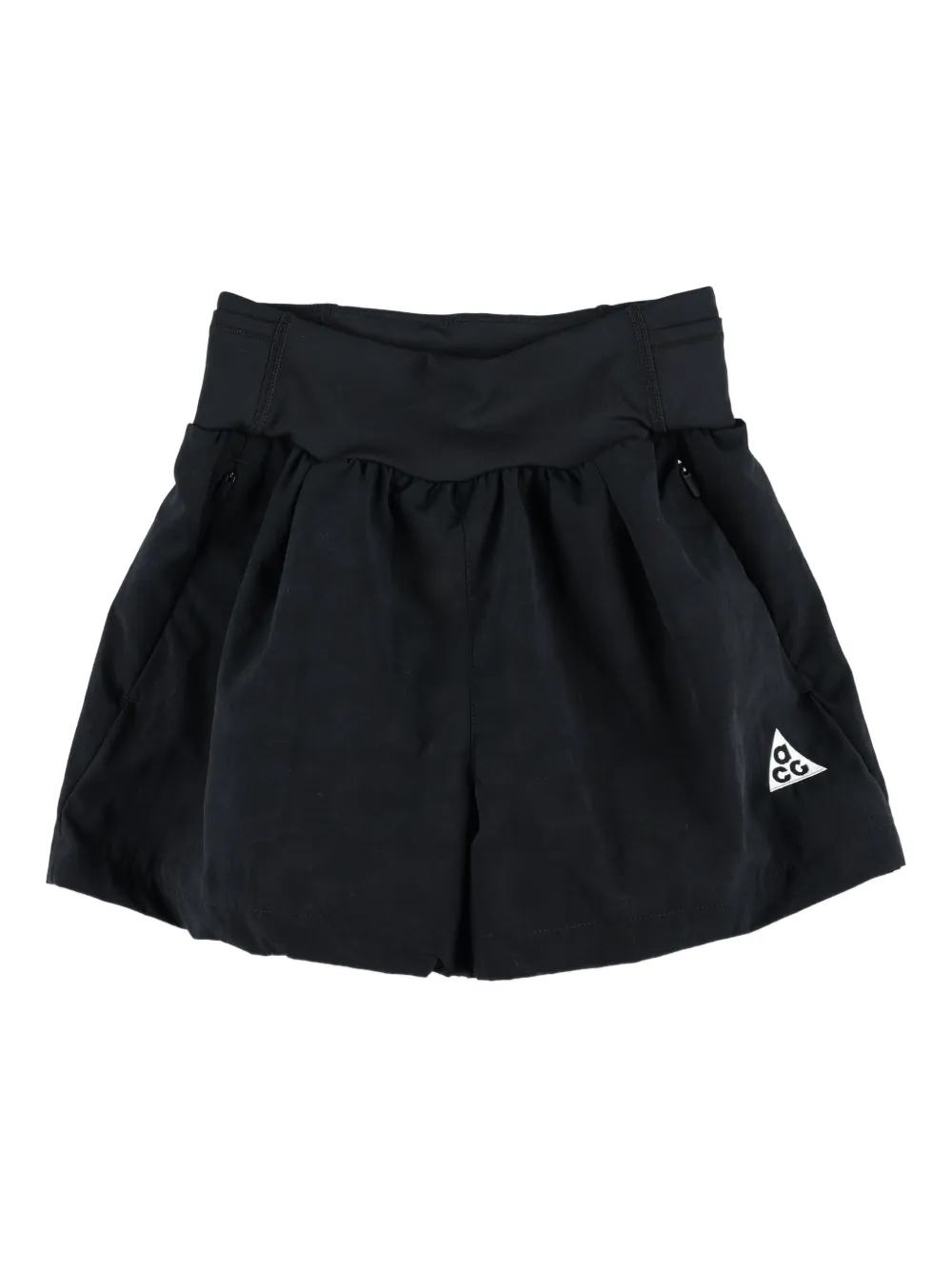 Nike Kids Geplooide sportshorts Zwart