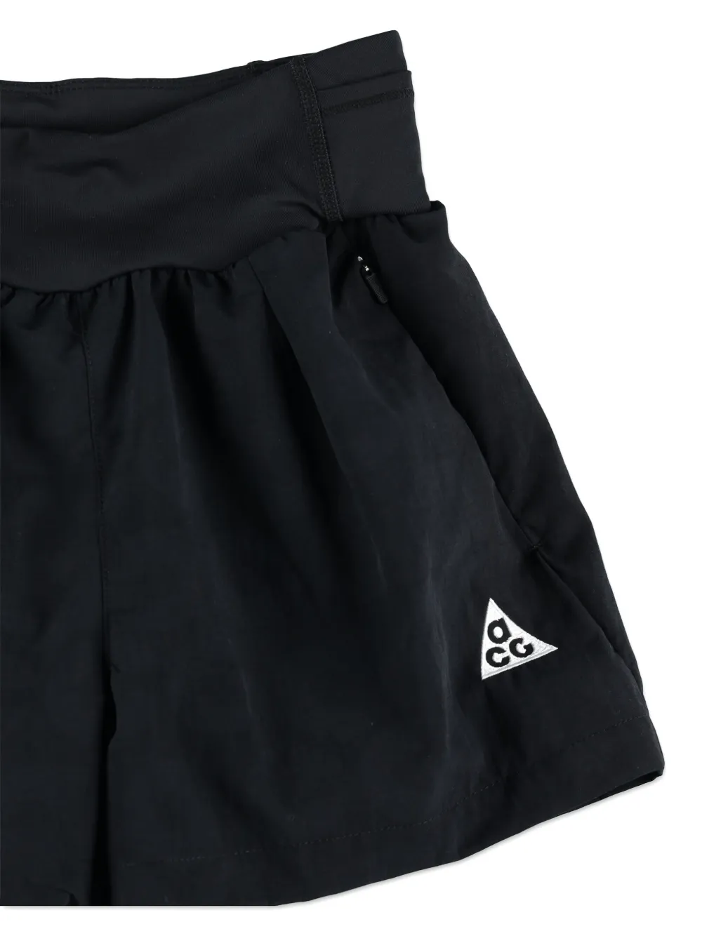Nike Kids Geplooide sportshorts Zwart