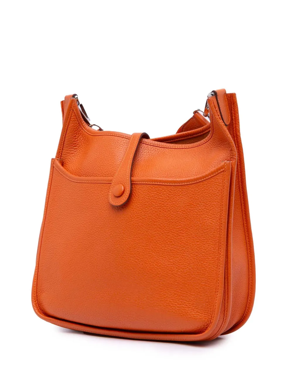 Pre-owned Hermes 2012 Clemence Evelyne Iii Pm Crossbody Bag